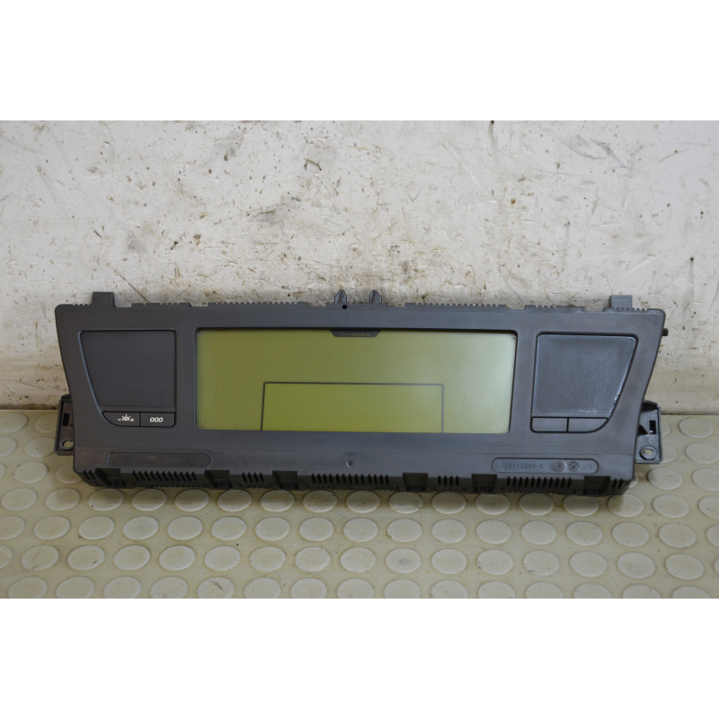 Contachilometri quadro strumenti Citroen C4 Picasso 1.6 Hdi dal 2010 al 2013 cod p9666704380  1746708112988