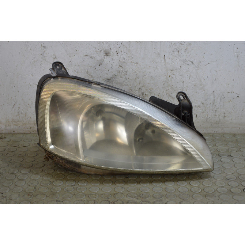 Faro fanale proiettore ant dx Opel Corsa C dal 2000 al 2003 cod 09114330  1747057620063