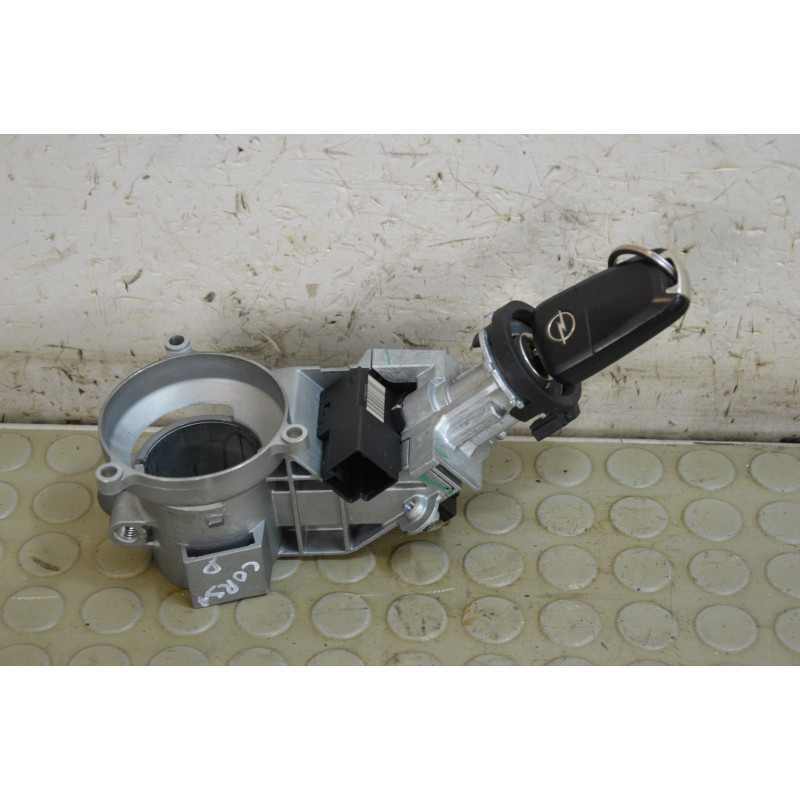 Blocchetto accensione con chiave Opel Corsa D dal 2011 al 2015 cod 55703083  1747747688861