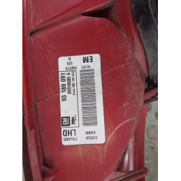 Fanale fanalino stop post dx Opel Corsa D 3 porte dal 2011 al 2015 cod 93189091  1747919685643