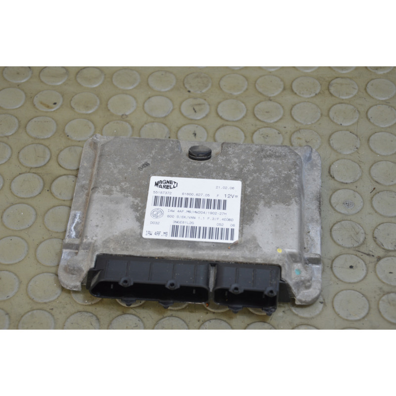 Centralina motore Fiat Seicento 1.1 b dal 2005 al 2010 cod 55187372 iaw4af.m9  1748440733278