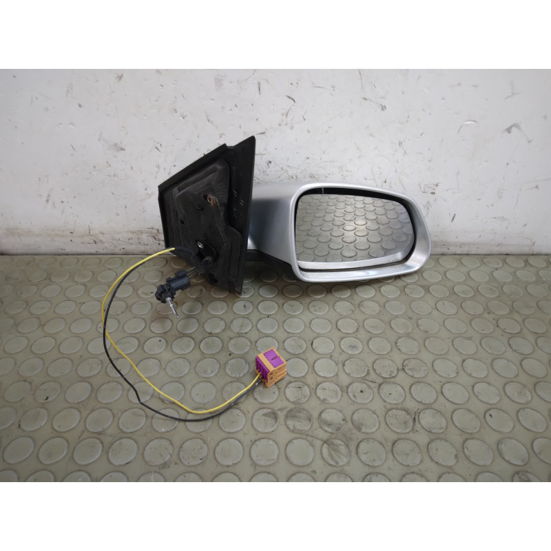 Specchietto retrovisore ant dx manuale 2 pin Vw Polo 9N IV serie dal 2005 al 2009 cod 6Q1857508AD9B9  1748938988562
