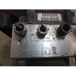 Centralina pompa ABS Lancia Musa II serie dal 2007 al 2011 cod 0265231740 51772682  1749730736672