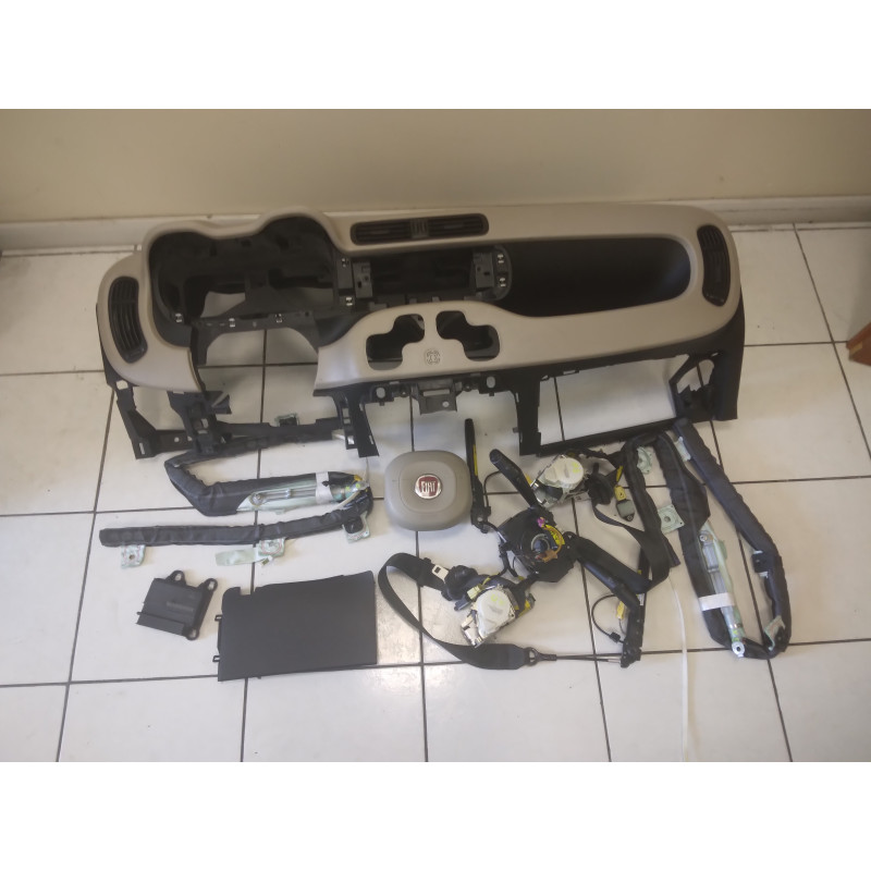 Kit airbag completo Fiat Panda 319 dal 2011 al 2017 cod 00051951646  1751029564040