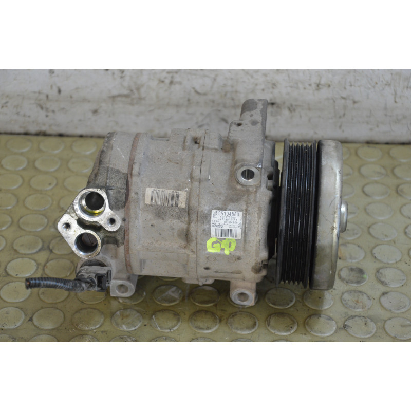 Compressore aria condizionata Fiat Grande Punto dal 2005 al 2008 cod 55194880  1752067844170