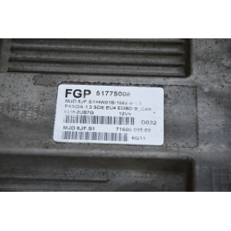 Centralina motore Fiat Panda 169 1.3 Mjt dal 2003 al 2011 cod 51775008 mjd6jf.s1  1753364953428