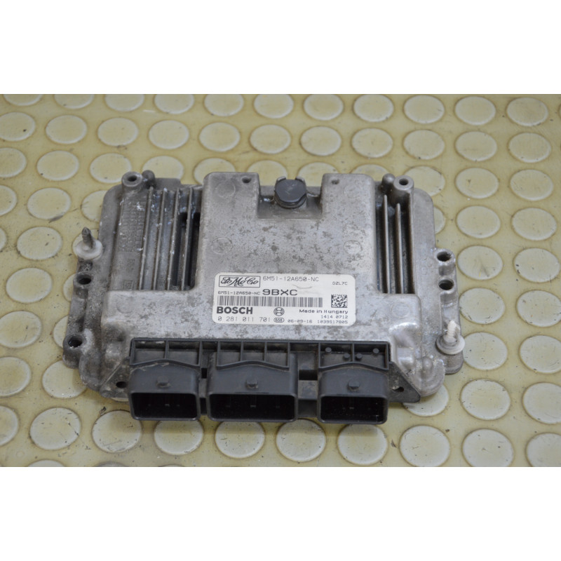 Centralina motore Ford Focus 1.6 TDCi dal 2004 al 2008 cod 6m51-12a650-nc 0281011701  1753708906998
