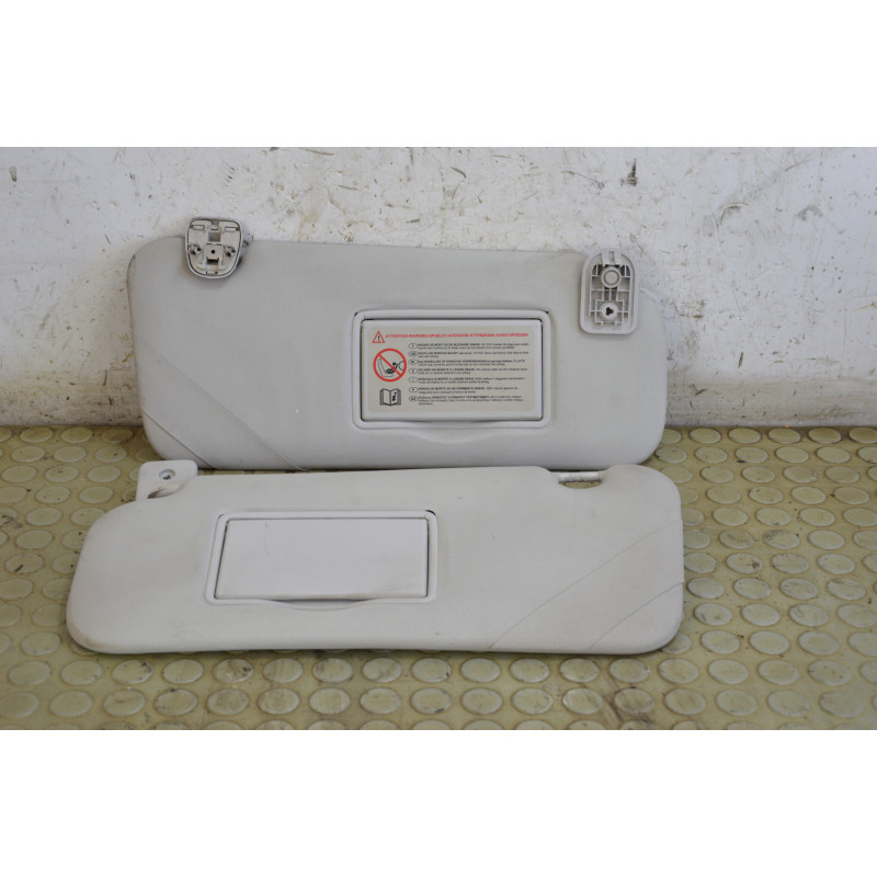 Aletta parasole dx sx Peugeot 207 dal 2009 al 2012 cod 16126929BJ  1753884917917