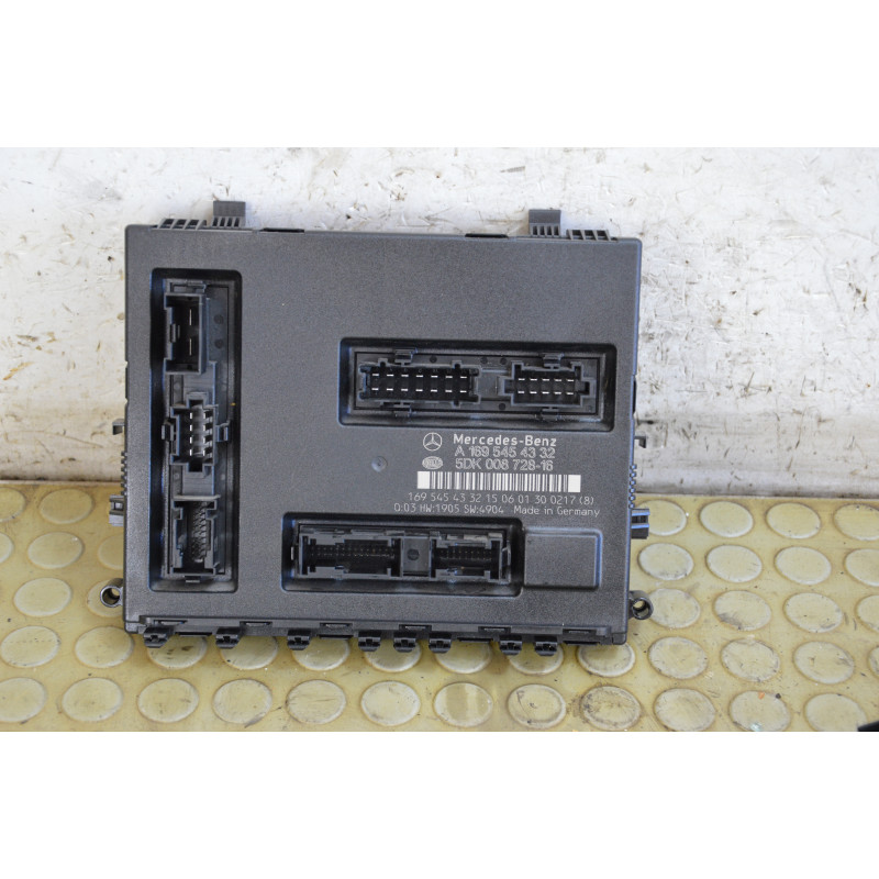 Centralina body computer Mercedes Classe A W169 dal 2004 al 2013 cod a1695454332 5dk008728-16  1753970677923