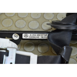 Cintura di sicurezza ant dx Mercedes Classe C W204 dal 2007 al 2011 cod 34011578  1754055059016