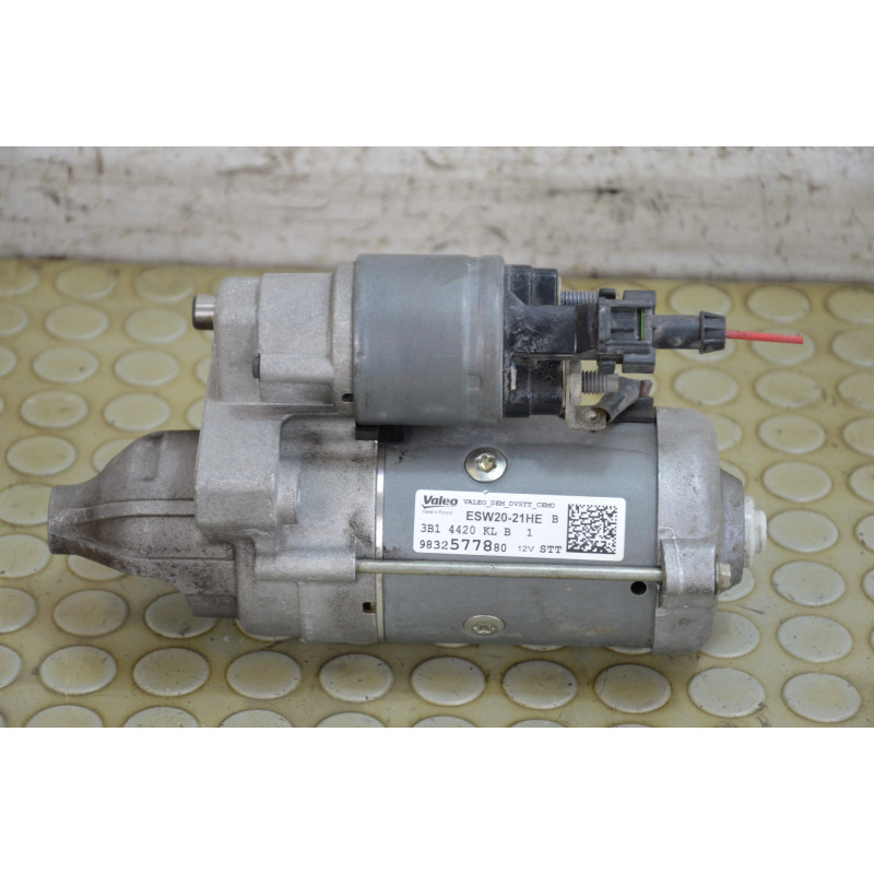 Motorino avviamento Peugeot 308 1.5 HDi dal 2017 al 2021 cod 9832577880  1754058512037