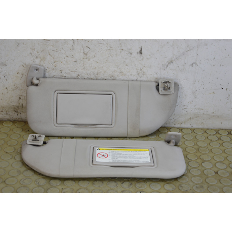 Coppia alette parasole dx sx Peugeot 107 dal 2005 al 2014 cod 1611905180  1756998273788
