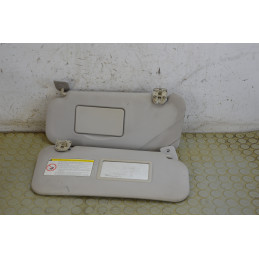 Coppia alette parasole dx sx Peugeot 207 dal 2006 al 2009 cod 16126929BJ  1757078854347
