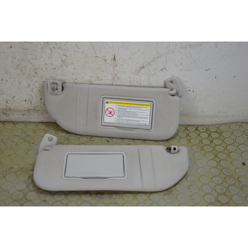 Coppia alette parasole dx sx Citroen C1 dal 2005 al 2014 cod 1611905180  1757513919044
