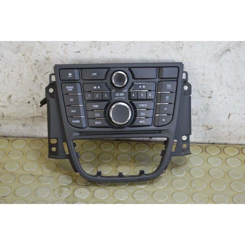 Comando frontalino pulsantiera autoradio Opel Meriva B dal 2010 al 2017 cod 13362778  1758529348866