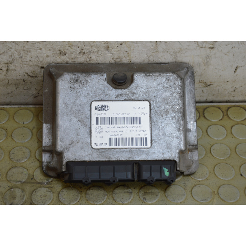 Centralina motore Fiat Seicento 1.1 b dal 1998 al 2005 cod 55187372 iaw4af.m9  1758622834983