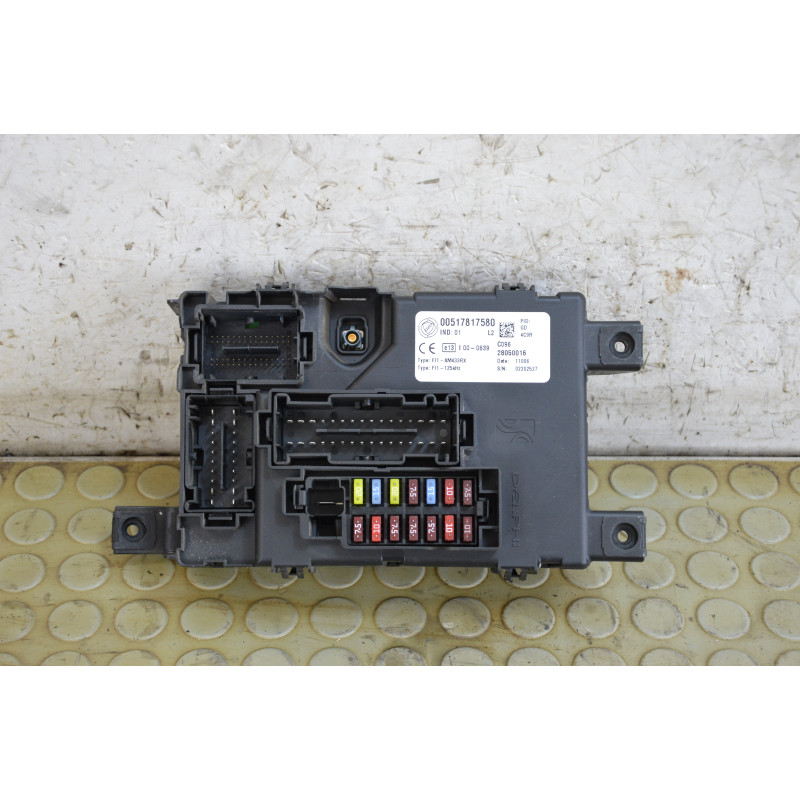 Centralina body computer Fiat Grande Punto dal 2005 al 2008 cod 00517817580  1758809699602