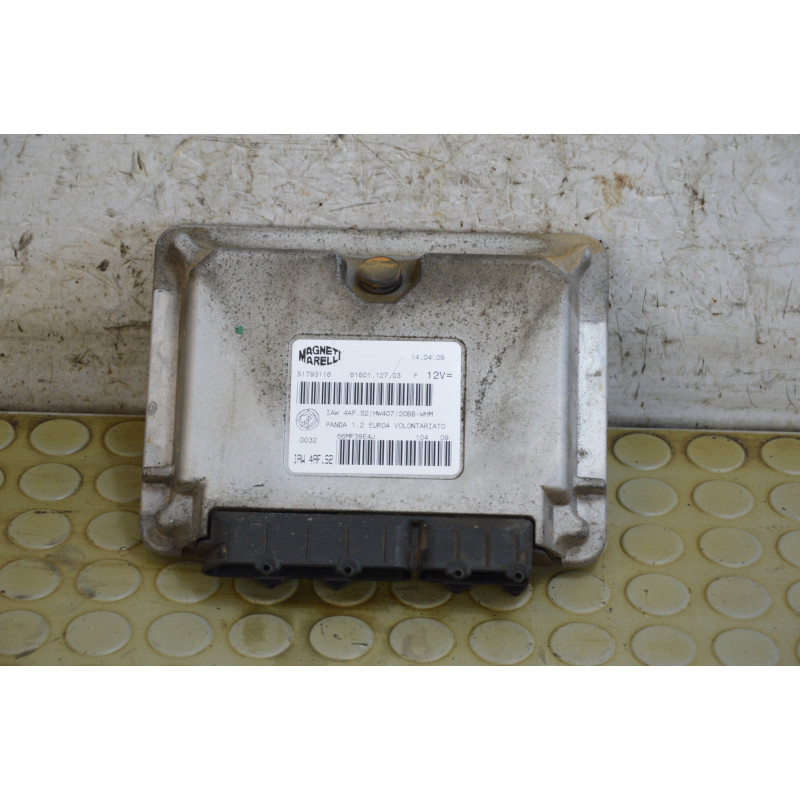 Centralina motore Fiat Panda 169 1.2 b dal 2003 al 2010 cod 51793116 iaw4af.s2  1759219232304
