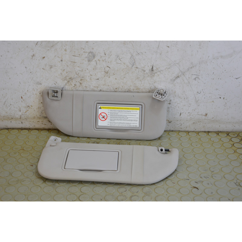 Coppia alette parasole dx sx Peugeot 107 dal 2005 al 2014 cod 1611905180  1759762781182
