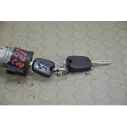 Blocchetto accensione con doppia chiave Peugeot 107 dal 2005 al 2014 cod 4162FK  1759931676721