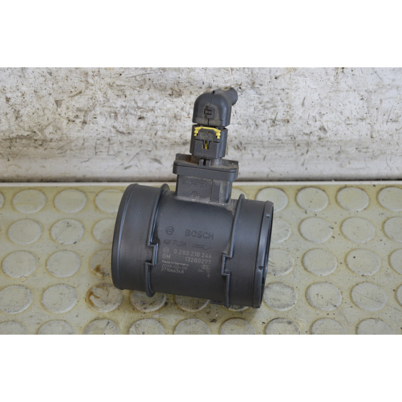 Debimetro flussometro Opel Zafira B 1.6 b dal 2005 al 2014 cod 13280277 0280218244  1760446145763