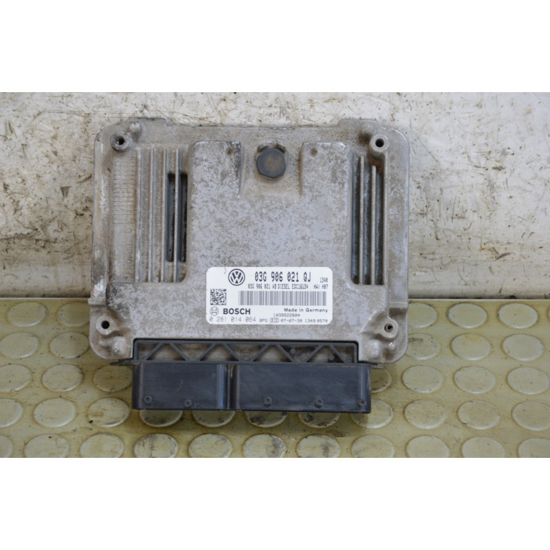 Centralina motore Vw Golf V Variant 1.9 TDI dal 2007 al 2010 cod 03g906021qj 0281014064  1761661055615