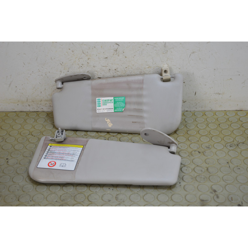 Coppia alette aprasole dx sx Fiat Grande Punto dal 2009 al 2014 cod 735670085 735514491  1762258072688