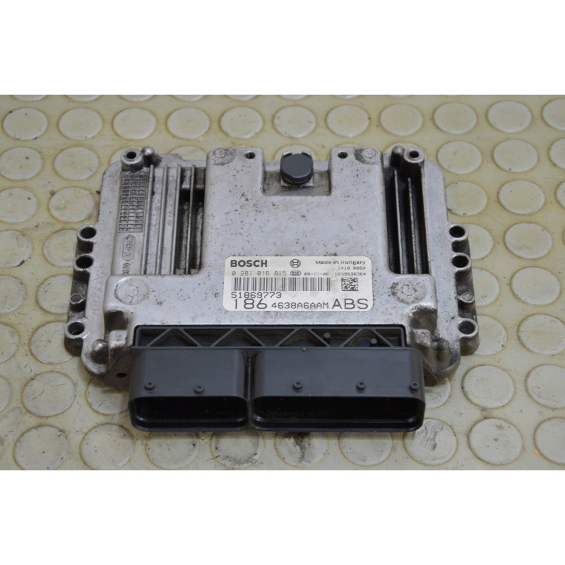 Centralina motore Fiat Multipla 1.9 Mjt dal 2004 al 2012 cod 51869773 0281016815  1762272396807