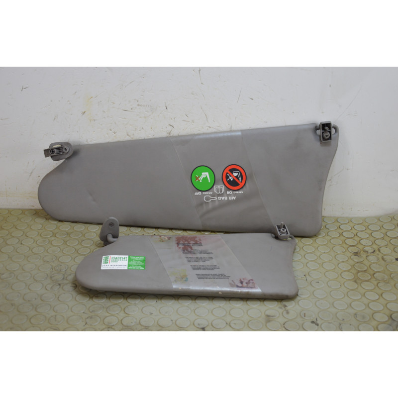 Coppia alette parasole dx sx Fiat Multipla dal 2004 al 2012 cod 735273672 735292155  1762273002424