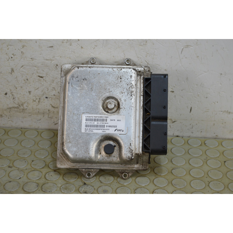 Centralina motore Fiat Grande Punto 1.3 Mjt dal 2009 al 2014 cod 51892322  1762337930632