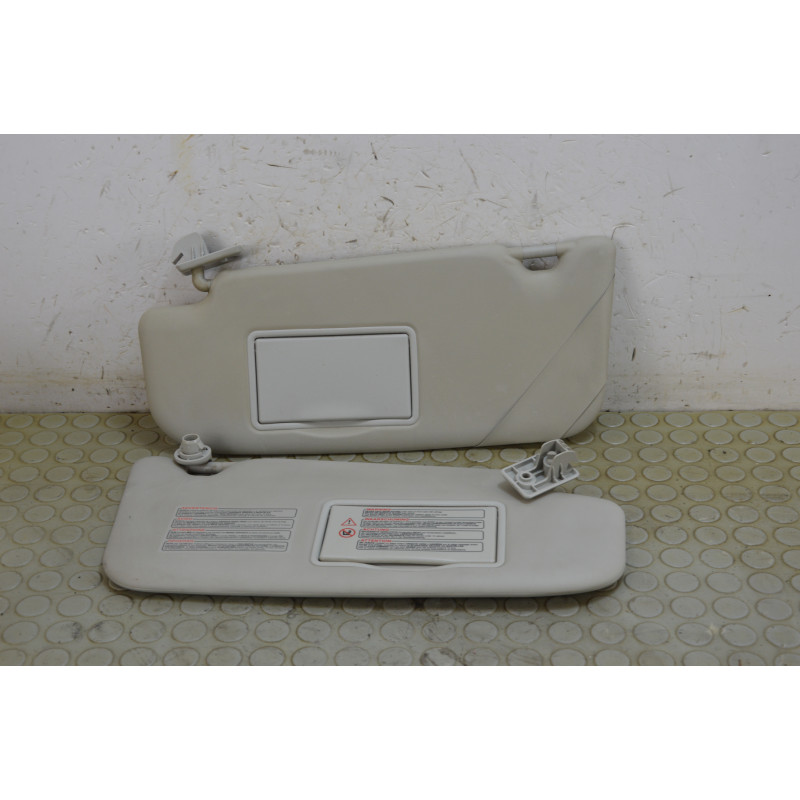 Coppia alette parasole dx sx Nissan Qashqai J10 dal 2010 al 2014 cod 96401JD000 96401JD000  1762788916933