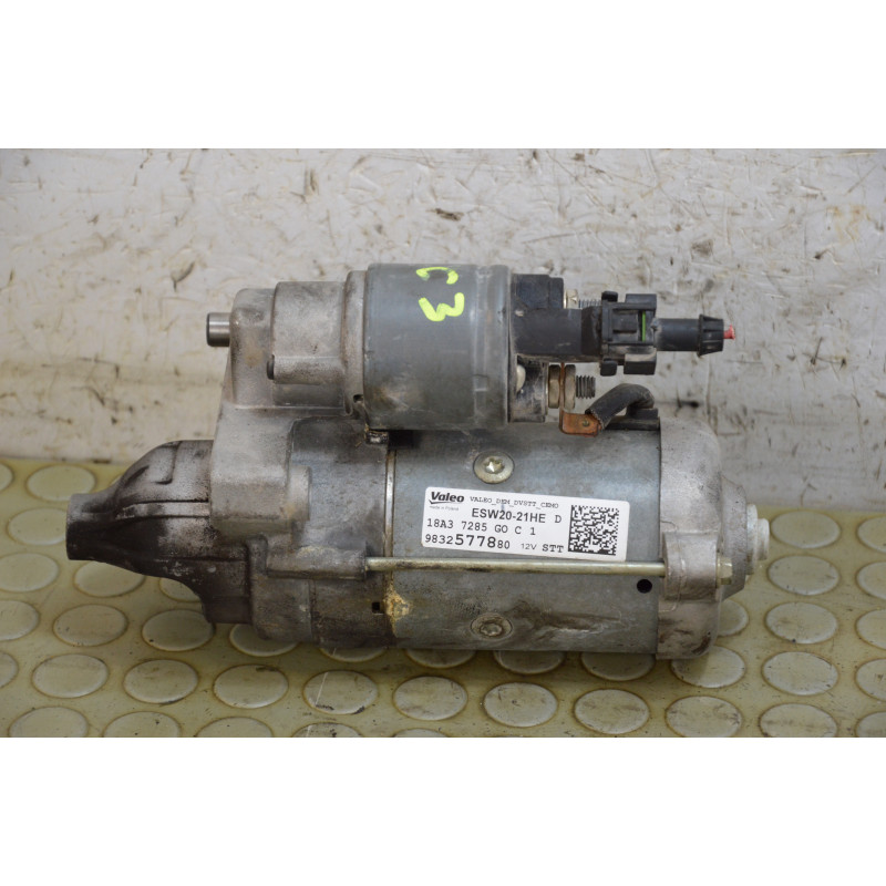 Motorino avviamento Citroen C3 AirCross 1.5 Hdi dal 2021 al 2024 cod 9832577880  1762870872703