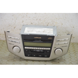 Autoradio stereo a cassette Lexus RX 400H dal 2003 al 2010 cod 86120-48550  1763387116052