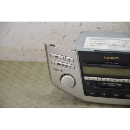 Autoradio stereo a cassette Lexus RX 400H dal 2003 al 2010 cod 86120-48550  1763387116052