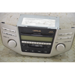 Autoradio stereo a cassette Lexus RX 400H dal 2003 al 2010 cod 86120-48550  1763387116052