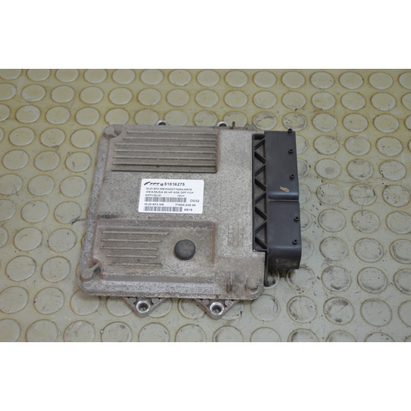 Centralina motore Lancia Musa 1.3 Mjt dal 2007 al 2011 cod 51816275 mjd6f3.m5  1763992846849