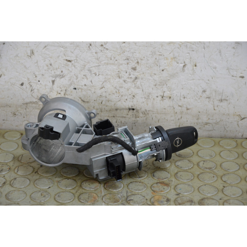 Blocchetto accensione con chiave Opel Corsa D dal 2006 al 2011 cod 93181728  1764668811178