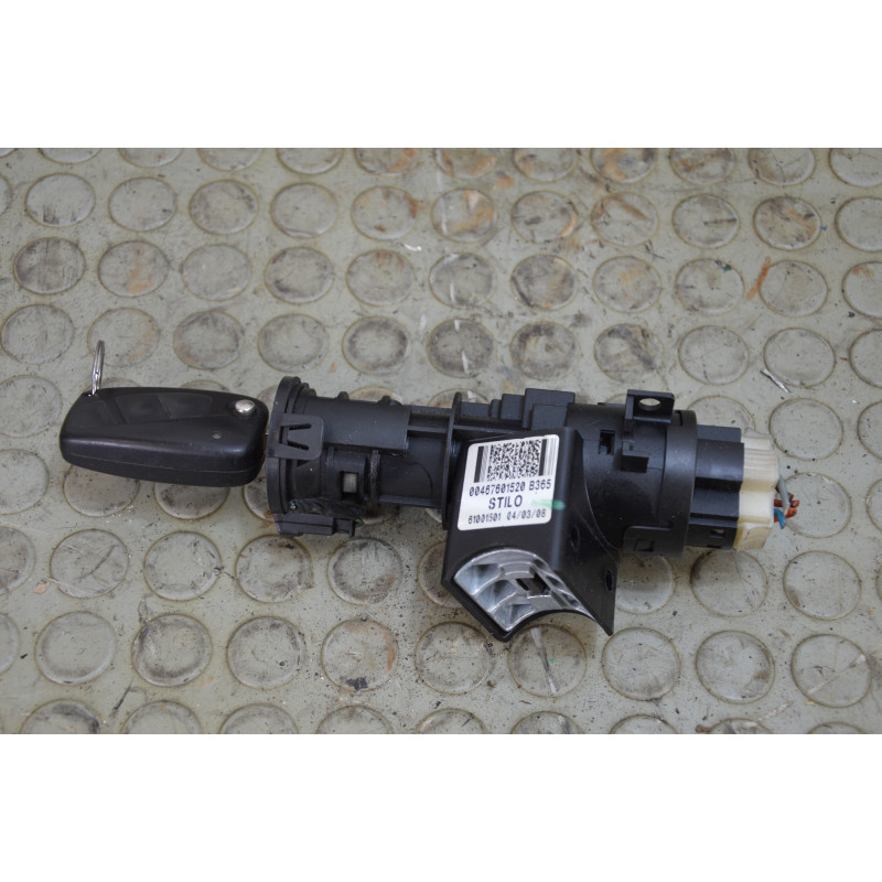 Blocchetto accensione con chiave Lancia Musa dal 2007 al 2011 cod 00467601520  1764684822202
