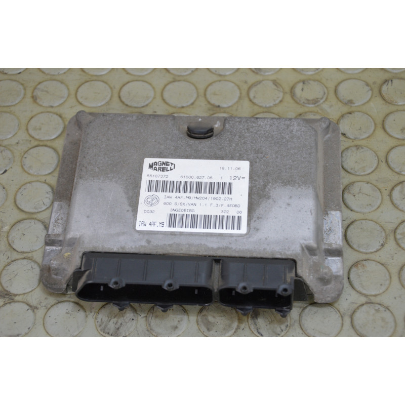 Centralina motore Fiat Seicento 1.1 b dal 2005 al 2010 cod 55187372 iaw4af.m9  1764844264149