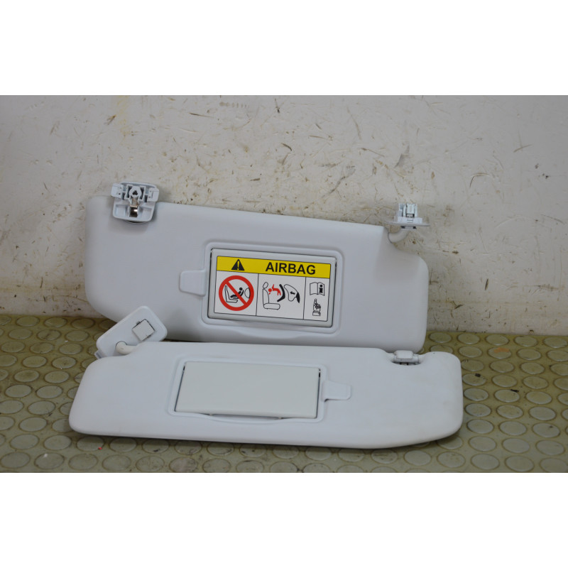 Coppia alette parasole dx sx Peugeot 2008 dal 2019 al 2024 cod 96738898PR 98100807PR  1765877215764