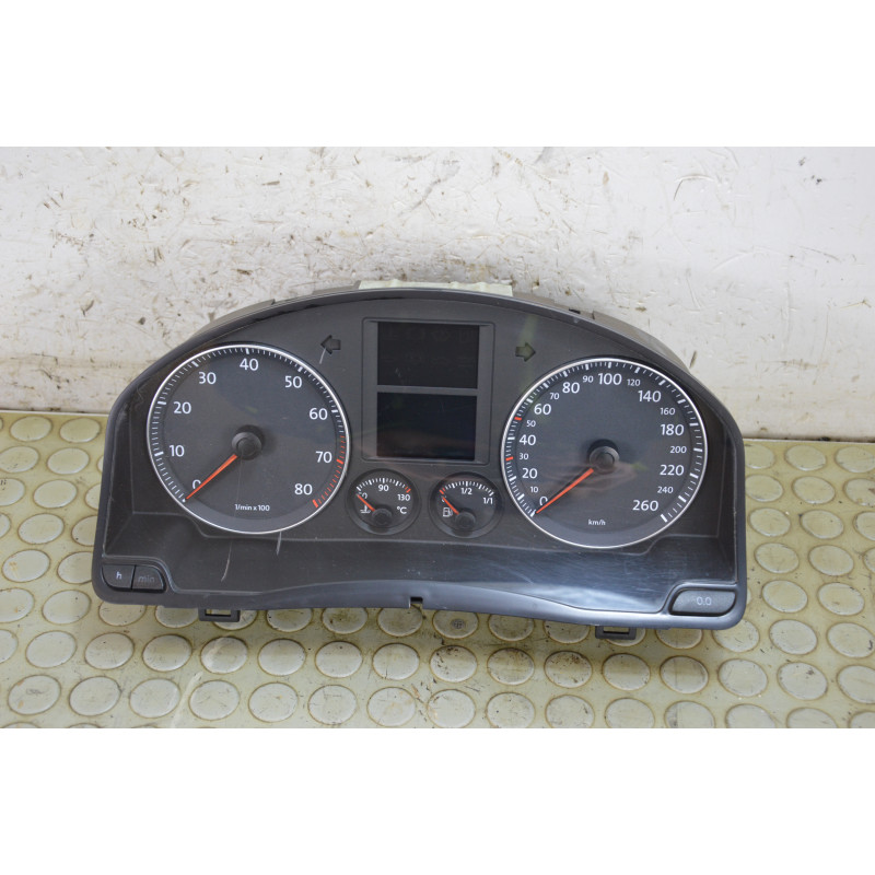 Contachilometri quadro strumenti Vw Golf V 1.6 FSI dal 2003 al 2009 cod 1k0920860k  1766135042757
