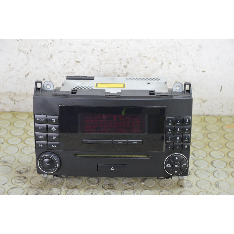 Stereo autoradio lettore cd Mercedes Classe A W169 dal 2004 al 2013 cod a1698700289  1766498372348