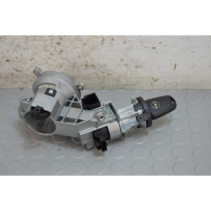 Blocchetto accensione con chiave Opel Corsa D dal 2006 al 2011 cod 93181728  1767089750965
