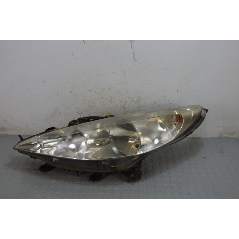 Faro fanale proiettore ant sx Peugeot 207 dal 2006 al 2009 cod 9649986280  1767110108680