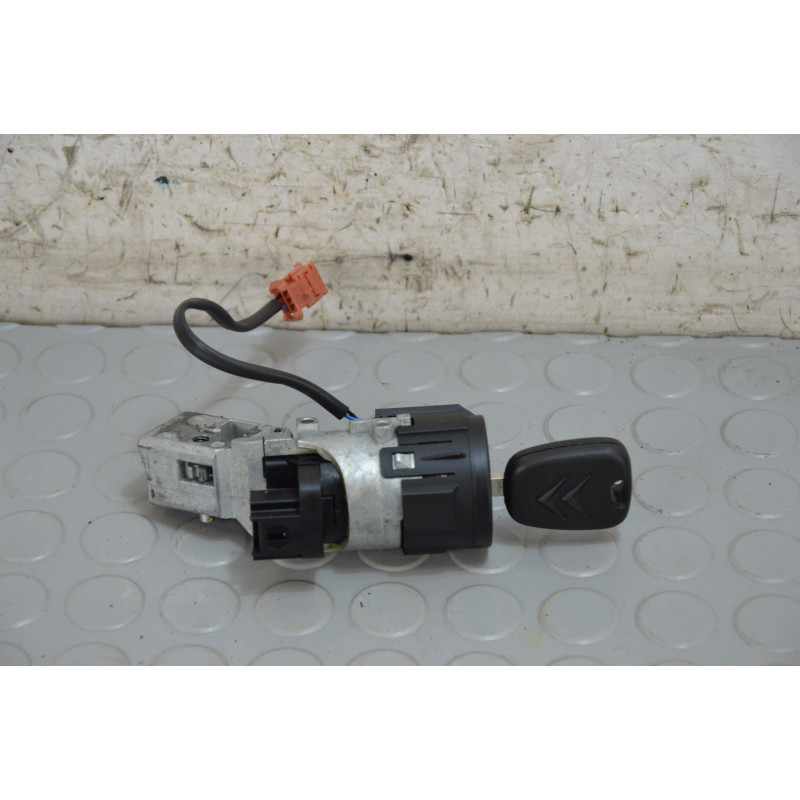 Blocchetto accensione con chiave Citroen C3 dal 2005 al 2010 cod 9663123280  1767974405123