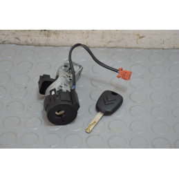 Blocchetto accensione con chiave Citroen C3 dal 2005 al 2010 cod 9663123280  1767974405123