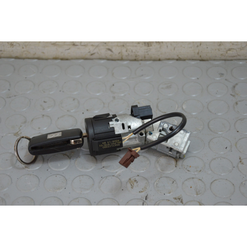 Blocchetto accensione con chiave Citroen C3 dal 2013 al 2017 cod 9663123380  1768578583149
