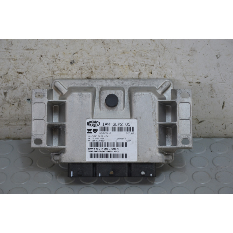 Centralina motore Citroen C4 1.4 b dal 2004 al 2010 cod 9659099180 iaw6lp2.05  1769092509707