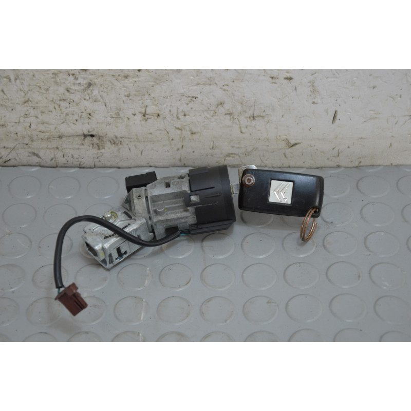Blocchetto accensione con chiave Citroen C4 dal 2004 al 2010 cod 4162EA  1769438701598