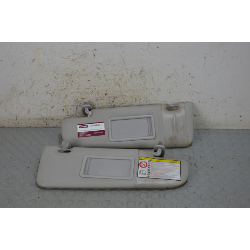 Coppia alette parasole dx sx Fiat Panda 312 dal 2011 al 2017 cod 735660550 735660554  1770042858899